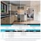 Luxrite 3 Inch Square Ultra Thin LED Recessed Downlight 5 CCT Selectable 2700K-5000K 8W 540LM Dimmable Black LR23754 LR23855-1PK - alternate 5